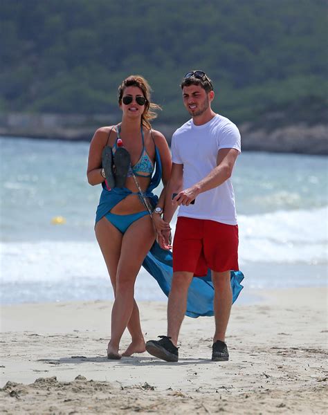 Ferne Mccan In Blue Bikini GotCeleb