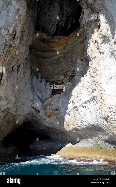 Cave At Capri Stock Photo Alamy