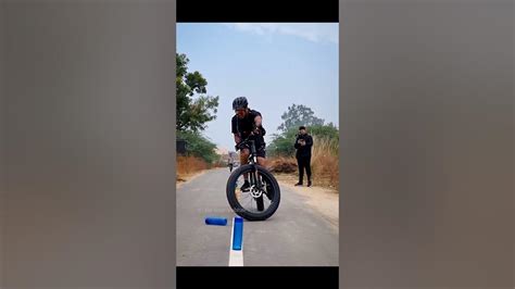Bottle Obstacle Challenge Fat Biker Vaibhav Youtube