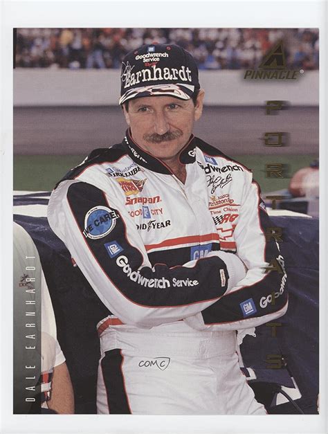 Dale Earnhardt Trading Card 1997 Pinnacle Portraits 8 X
