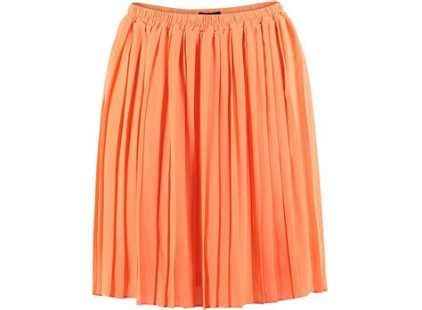Vila Coral Pleat Skirt On Designer Wardrobe