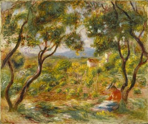 The Vineyards At Cagnes Pierre Auguste Renoir Open Picture Usa Oil