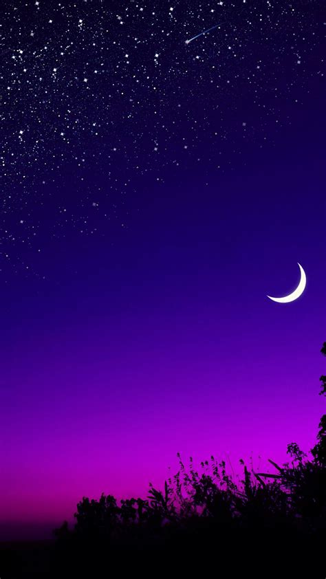 Night Sky With Stars Wallpaper Hd