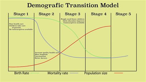 Demographic Transition Model Countries