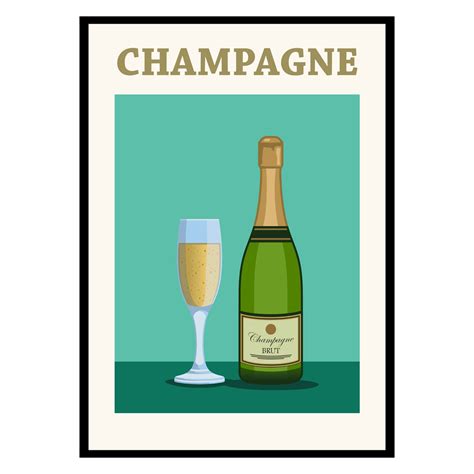 Champagne France Poster Buy Posters Art Prints At Posternature