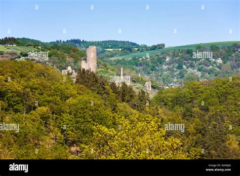 Castle Löwenburg At Monreal Germany Europe Stock Photo Alamy