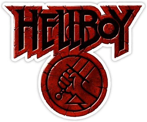 Hellboy Logo Sticker Decal 5 X 4 Everything Else