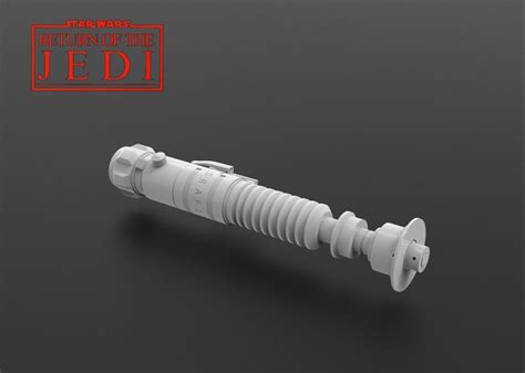 Luke Skywalker Lightsaber Rotj V2 3d Model 3d Printable Cgtrader