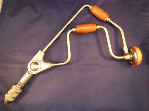 Vintage Millers Falls 502b Corner Brace Hand Drill 10inch Swing Woodworking Tool