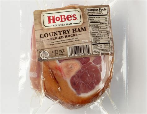 sliced country ham hocks hobe s country ham