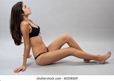 Beautiful Bikini Model Lingerie Studio Shot Stockfoto Shutterstock