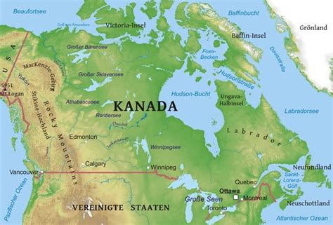 Kanada karte stadtplan anzeigen gelände stadtplan mit gelände anzeigen satellit satellitenbilder anzeigen hybrid satellitenbilder mit straßennamen anzeigen. Karte von Kanada - Freeworldmaps.net