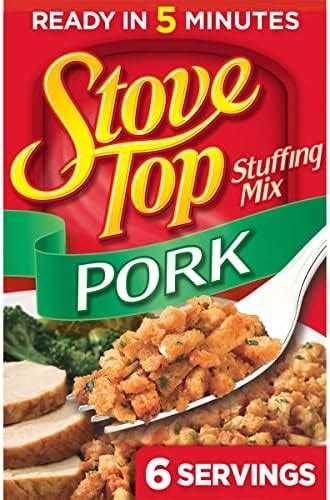 Stove Top Stuffing Mix For Pork 6 Oz Pack Of 12 Grocery