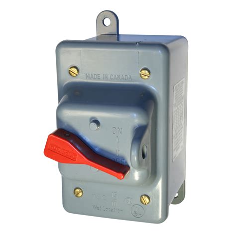 Industrial Grade Toggle Switches Motor Disconnects Three Pole 30a