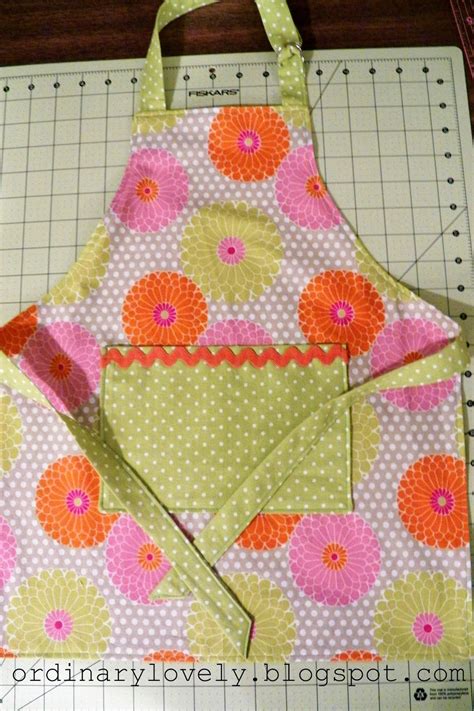 Ordinary Lovely Toddler Apron Tutorial