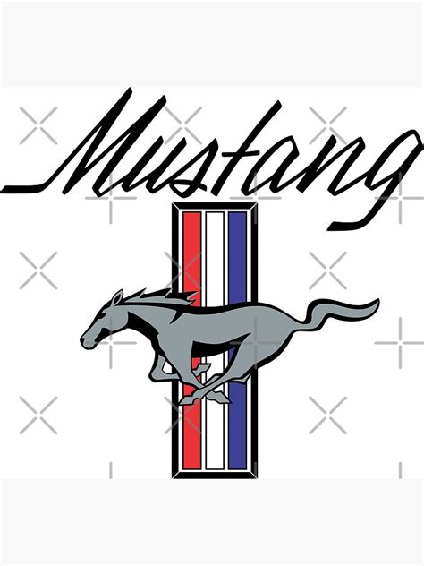 Ford Mustang Poster By Itsmeruva Redbubble