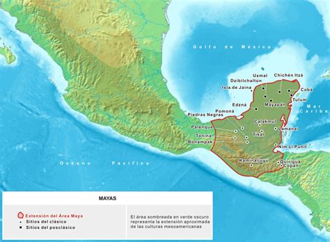 Civilización Maya Ubicación Geográfica
