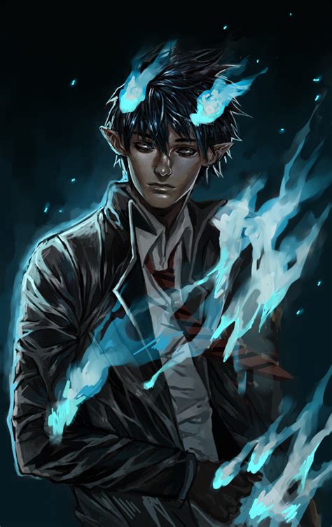 Rin Okumura By Enlai Hai On Deviantart