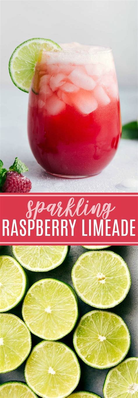 Sparkling Raspberry Limeade A Delicious Refreshing And Simple