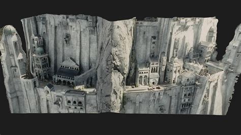 Minas Tirith Lord Of The Rings 3d Model By Benoît Rogez Shadows44