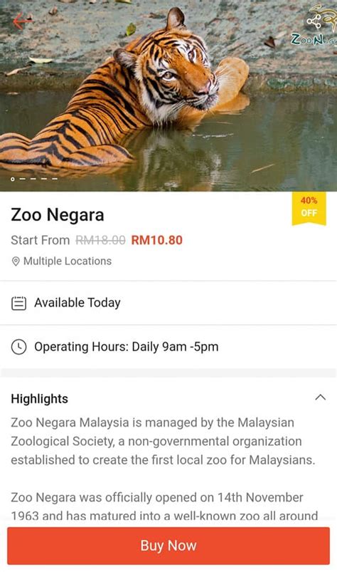 6 and exchange it for your entry ticket. Shopee Buat Promosi Tiket Zoo Negara RM10.80, Sah Hingga ...