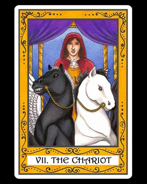 Chariot can also indicate military careers. The Chariot's path… - The Incidental Tarot