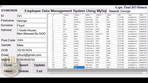 How To Create An Employee Database Management System Using MySql In
