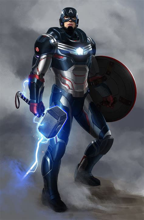 Captain America Armored Marvel Superhero Posters Captain America