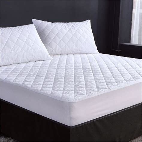 Brushed Quilted Waterproof Mattress Protector Pad Safe Quilted Mattress