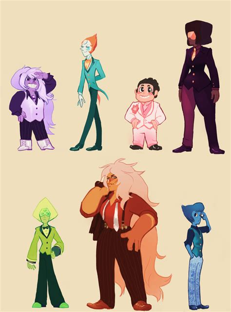 Gems In Suits By Albrii Steven Universe Know Your Meme