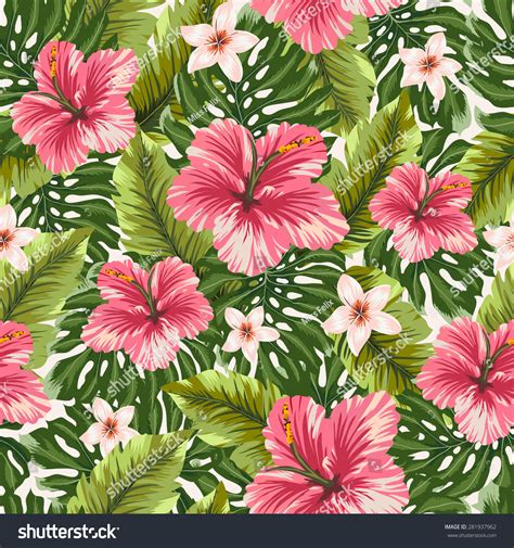 Choose from over a million free vectors, clipart graphics, vector art images, design templates, and illustrations created by artists worldwide! Tropical floral pattern. Vector nature seamless texture ...