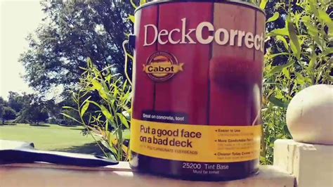 Diy outdoor deck remodel cabot deck correct review livable outdoor space new landscaping. Cabot Deck Correct - YouTube