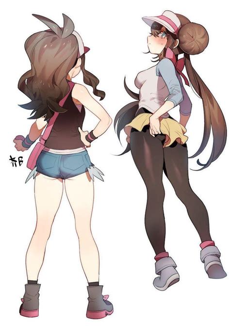 Hilda And Rosa Rearshot R Pokegals