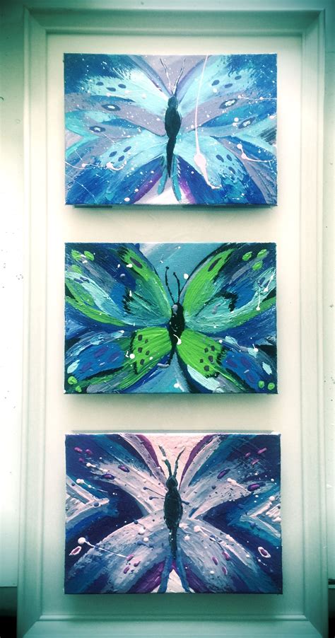 Butterfly Art Abstract Painting Abstract Butterflies Painting
