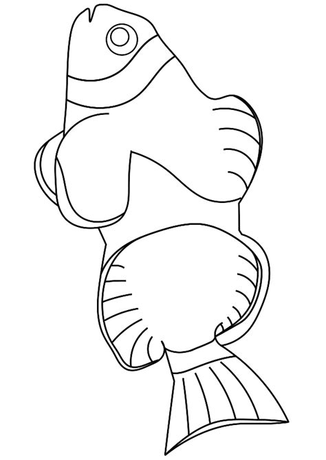 There are 20+ clownfish coloring pages of nemo and other species of clownfish, they are free and printable. Clownfish free coloring page for kids｜Nurie-world.com