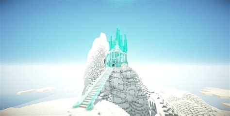 Elsas Castle Of Ice Frozen Minecraft Project