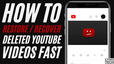 How To Recover Deleted YouTube Videos Restore Deleted YouTube Videos