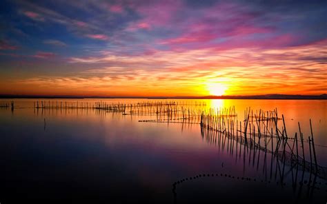magical-sunset-albufera-lake-hd-wallpaper-download-for-mobile