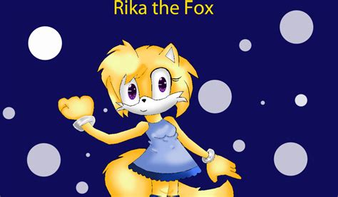 Rika The Fox Sonic Girl Fan Characters Photo 31305472 Fanpop