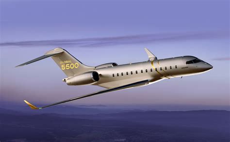 Novo jato executivo Global 5500 da Bombardier entra em serviço