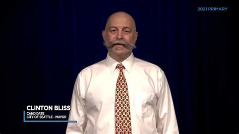Clinton Bliss Candidate For City Of Seattle Mayor Video Voters