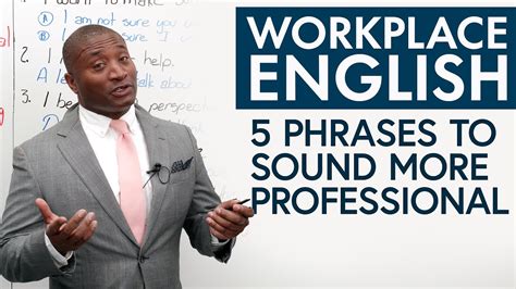How To Be More Professional At Work 5 Phrases To Use Youtube