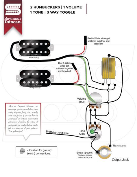 Wiring diagrams for stratocaster, telecaster, gibson, jazz bass and more. Wiring Diagrams - Seymour Duncan | Seymour Duncan | Seymour duncan, Guitar pickups, Wire