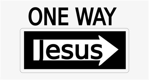 One Way Jesus Clip Art One Way Jesus Png Transparent Png 600x366