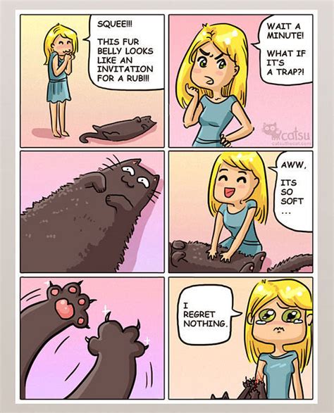 Amusing Comics About What Life Is Like When You Live With A Cat 60 Pics