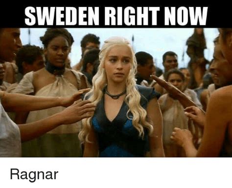 #sweden #swedish #swedish memes #some of these i've explained to liz #so feel free to message me for a quick and prob inadequate explanation #i could try at least. SWEDEN RIGHT NOW Ragnar | Meme on ME.ME