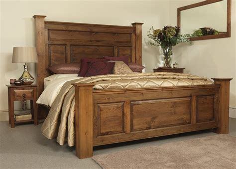Traditional Super King Size Solid Wood Bed Frame King Size Wood Bed