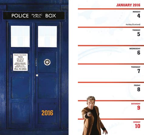 The Official Doctor Who 2016 Diary Merchandise Guide