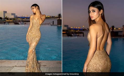 Mouni Roy Was All Magic In A Dazzling Golden Mermaid Gown