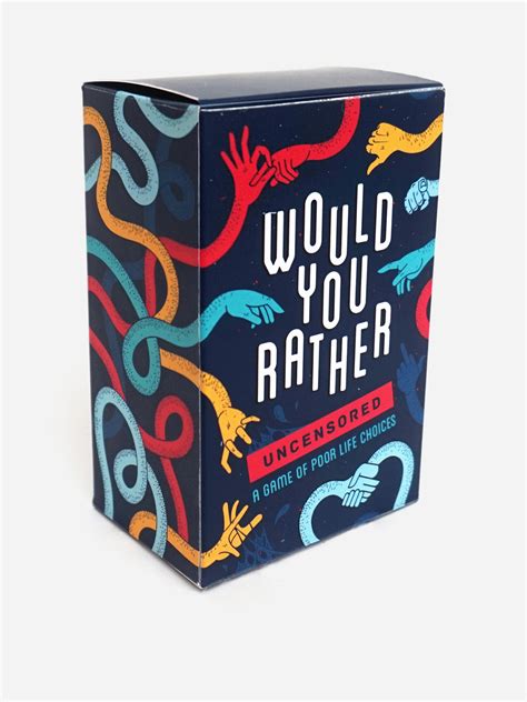 Maybe you would like to learn more about one of these? Buy Would You Rather Card Game for Adults (18 Plus) for Men Online at Best Price | Happy Games